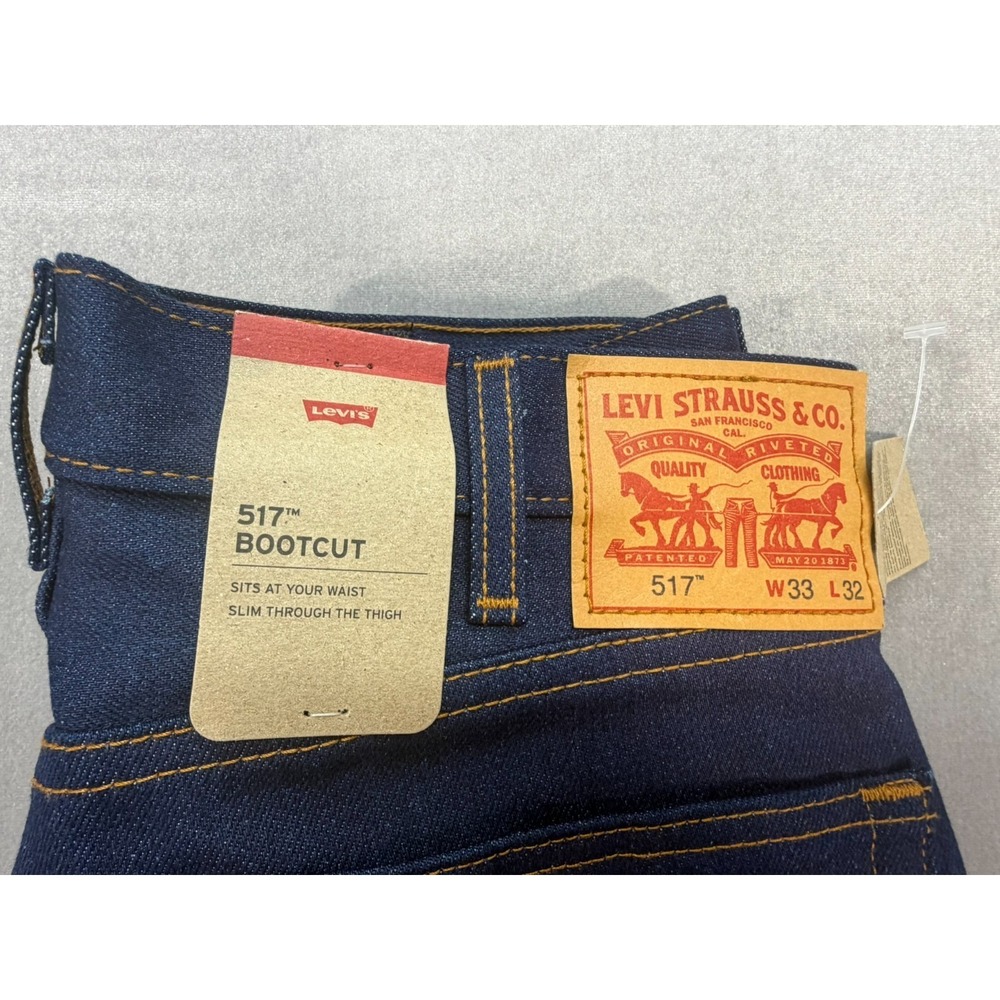 NWT Levi's 517 Bootcut Men Denim Jeans 33/32 - Picture 6 of 12
